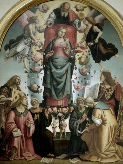 Jomfruens ulastelige unnfangelse, ca. 1523. av Luca Signorelli