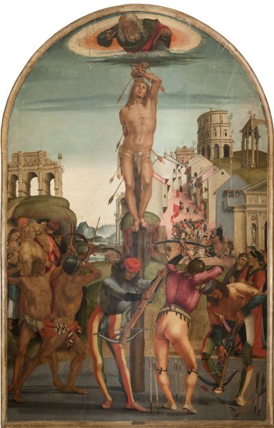 The Martyrdom of Saint Sebastian, ca 1498. av Luca Signorelli