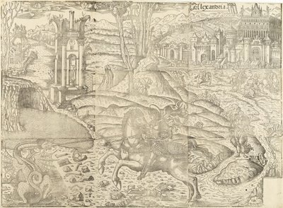 St George og dragen av Lucantonio degli Uberti