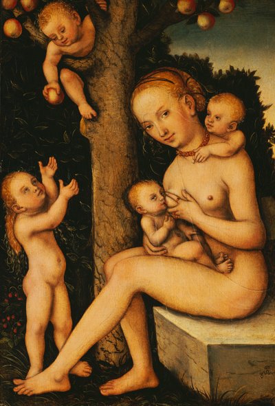 Veldedighet av Lucas Cranach