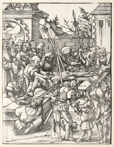 Martyrium av St. Bartolomeus av Lucas Cranach