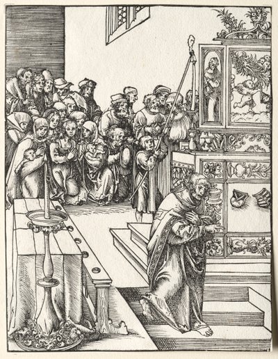 St. Johns martyrium av Lucas Cranach