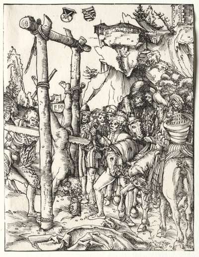 Martyrium av St. Simeon av Lucas Cranach