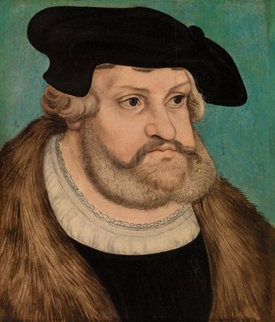 Portrett av Fredrik den vise, hertugen av Sachsen av Lucas Cranach