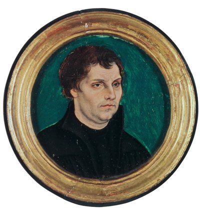 Portrett av Martin Luther, 1525 av Lucas Cranach the Elder