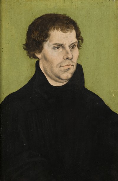Portrett av Martin Luther, 1527 av Lucas Cranach the Elder