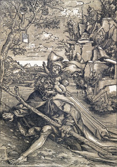 Saint Christopher, 1506-9 av Lucas Cranach