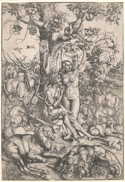 Menneskets fall av Lucas Cranach d.Æ.