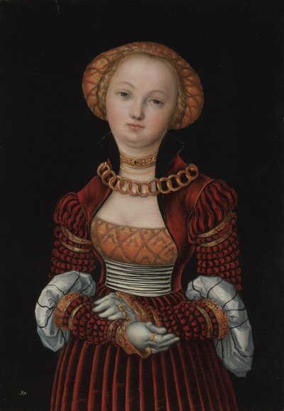 Portrett av en kvinne av Lucas Cranach the Elder