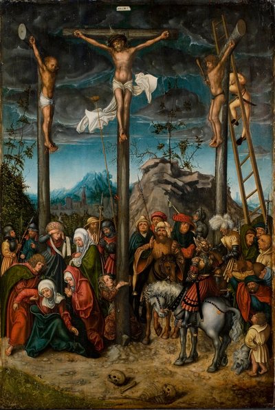 Korsfestelse av Lucas Cranach the Elder