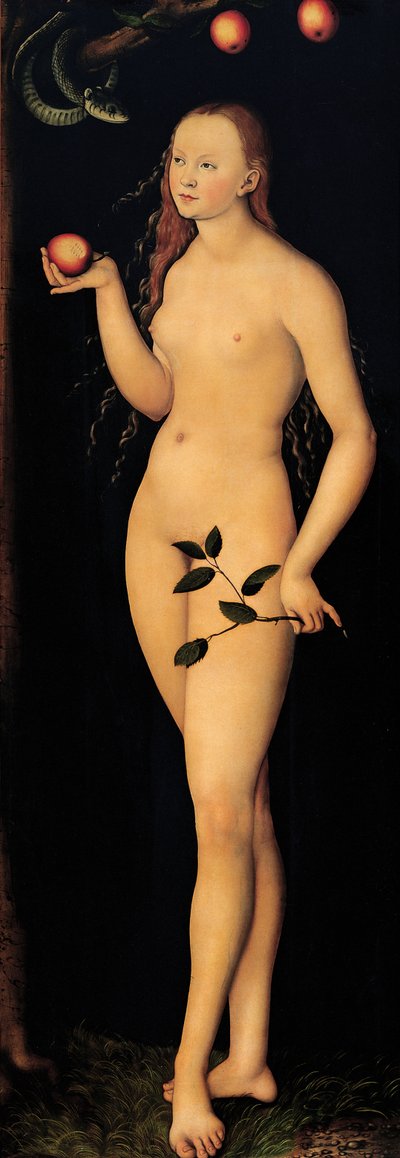 Eva, 1528. av Lucas Cranach the Elder