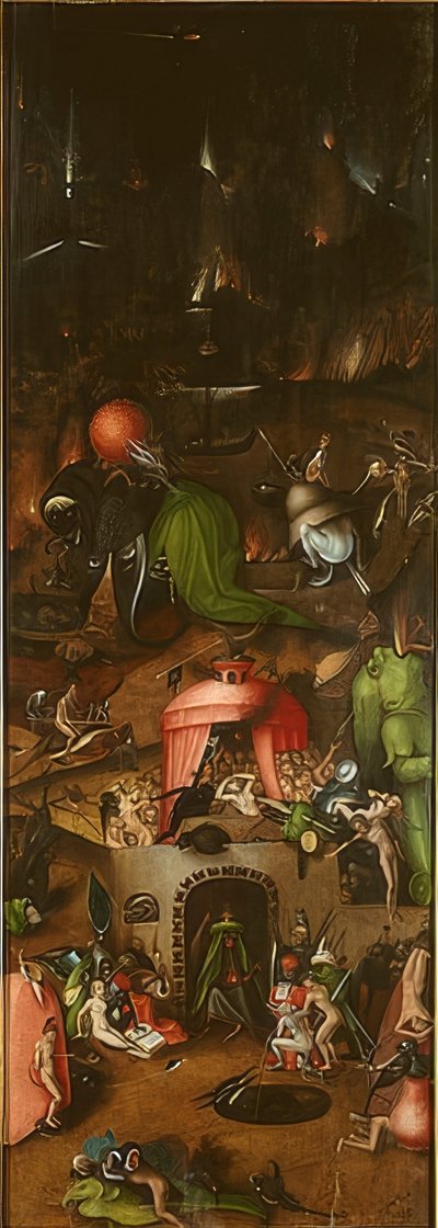 Bevinget alter med den siste dommen. Rundt 1524 av Lucas Cranach the Elder
