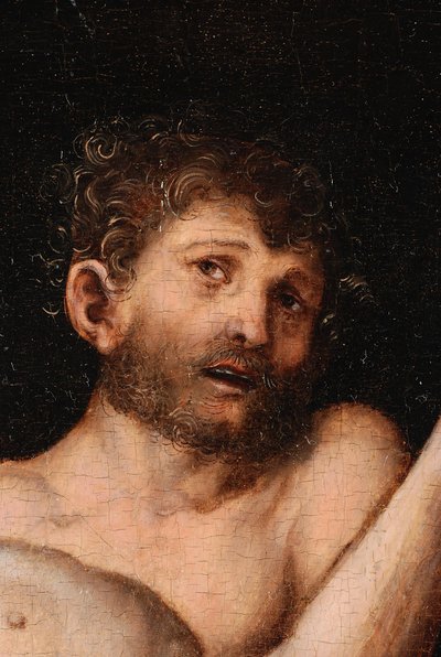 Herkules og Antaeus av Lucas Cranach the Elder