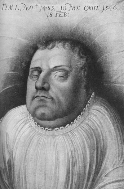 Martin Luther , tysk munk, prest, professor i teologi og banebrytende figur i den protestantiske reformen av Lucas Cranach the Elder