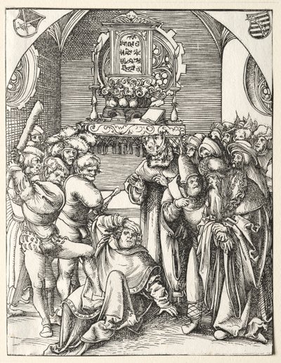Martyrdøden til St. Judas Thaddeus. av Lucas Cranach the Elder
