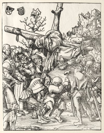 St. Peters martyrium. av Lucas Cranach the Elder