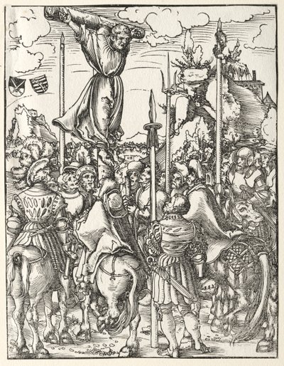 St. Filips martyrium. av Lucas Cranach the Elder