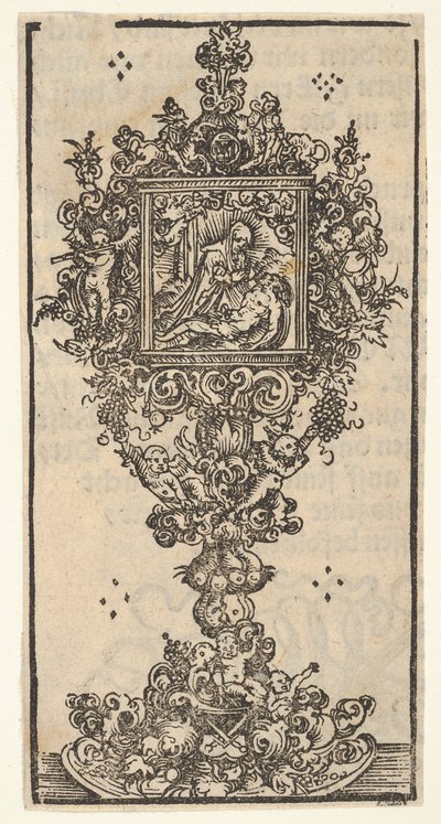 Relikvieskrin med en Pieta, fra den store serien av Wittenberg-relikvier, 1509. av Lucas Cranach the Elder