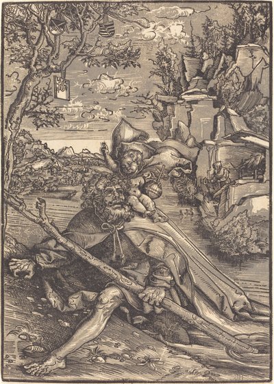 Den hellige Christopher av Lucas Cranach the Elder