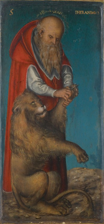 Saint Hieronymus, 1515 av Lucas Cranach the Elder