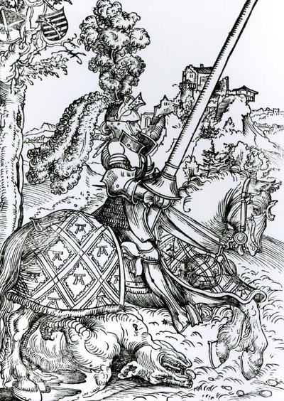 St. George til hest, 1507 av Lucas Cranach the Elder
