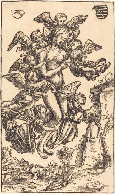 Den hellige Maria Magdalenas ekstase av Lucas Cranach the Elder