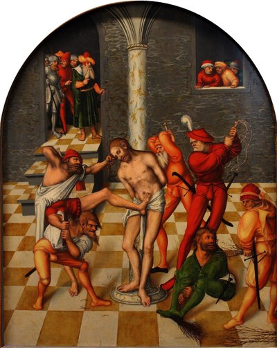 Kristi flagellasjon, 1538 av Lucas Cranach the Elder