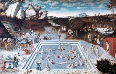 Ungdommens fontene, 1546 av Lucas Cranach the Elder