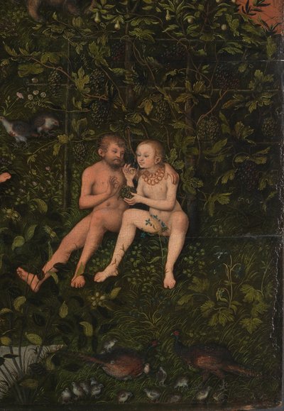 Gullalderens detalj av Lucas Cranach the Elder