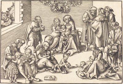 Det hellige slektskap av Lucas Cranach the Elder