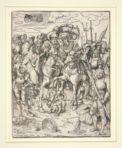 Matteus' martyrium av Lucas Cranach the Elder