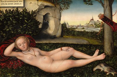 Vårens nymfe, etter 1537. av Lucas Cranach the Elder