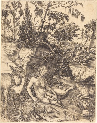 Sankt Johannes Chrysostomos bot av Lucas Cranach the Elder