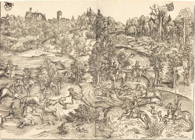 Hjortejakten av Lucas Cranach the Elder