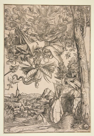 St. Anthonys trengsler av Lucas Cranach the Elder