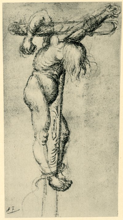 Tyv på korset, 1500-1504, 1943. av Lucas Cranach the Elder