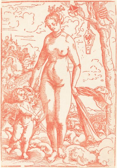 Venus og Amor av Lucas Cranach the Elder