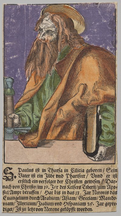 Paulus fra Kristus, apostlene og den hellige Paulus av Lucas Cranach the Elder, After