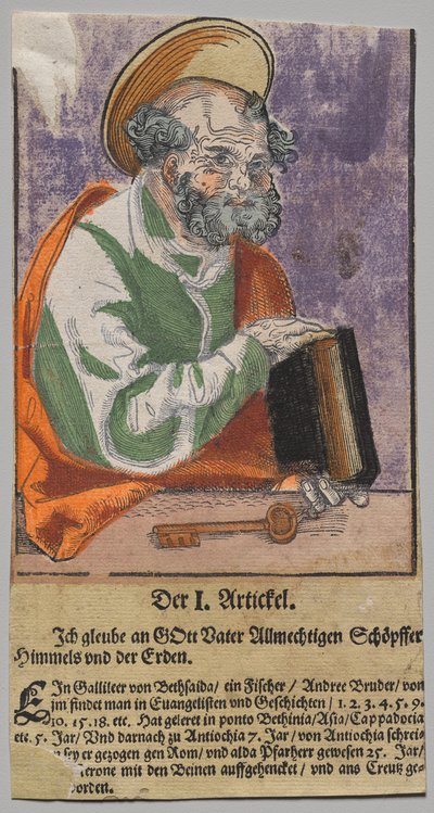 Peter fra Kristus, apostlene og den hellige Paulus av Lucas Cranach the Elder, After