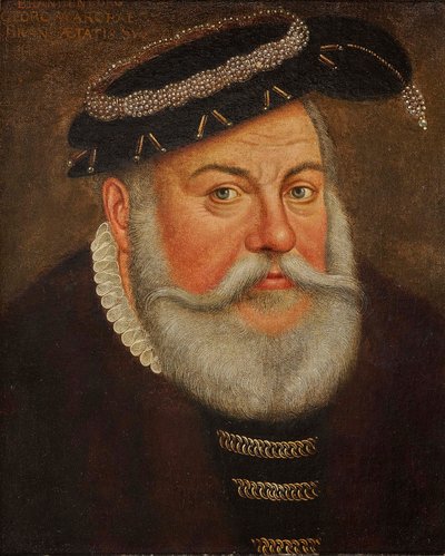 George den fromme, markgreve av Brandenburg-Ansbach 1484-1543. av Lucas Cranach the Younger