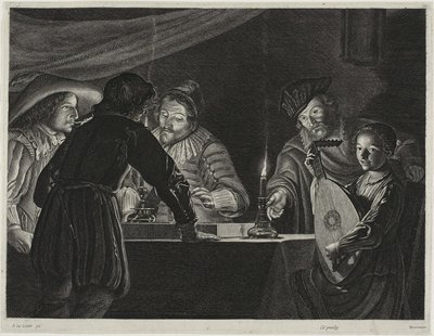 Backgammon spillere av Lucas Emil Vorsterman