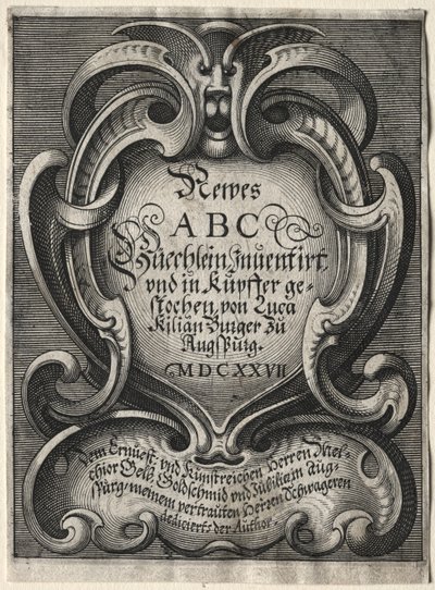 Nytt ABC-hefte, 1627. av Lucas Kilian