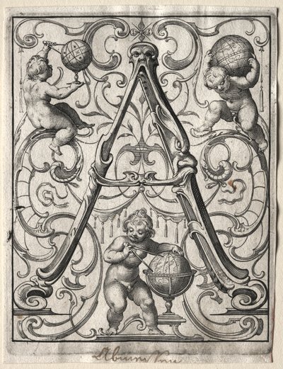 Nytt ABC-hefte: A, 1627. av Lucas Kilian