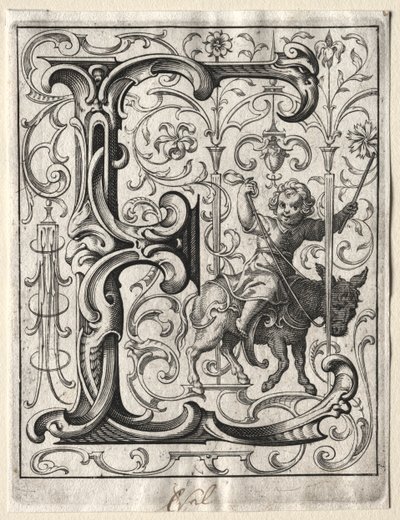 Nytt ABC-hefte: E, 1627. av Lucas Kilian