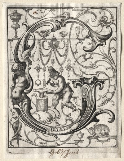 Nytt ABC-hefte: G, 1627. av Lucas Kilian
