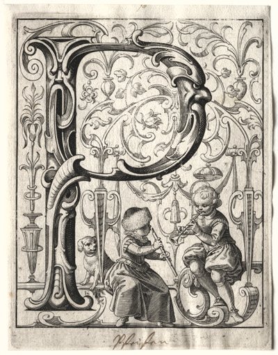 Nytt ABC-hefte: P, 1627. av Lucas Kilian
