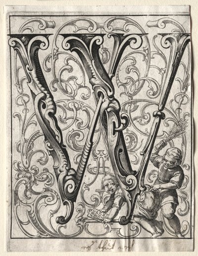Nytt ABC-hefte: W, 1627. av Lucas Kilian