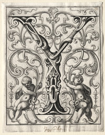 Nytt ABC-hefte: Y, 1627. av Lucas Kilian