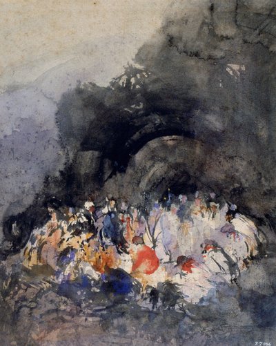 Gruppe av figurer av Eugenio Lucas Velázquez