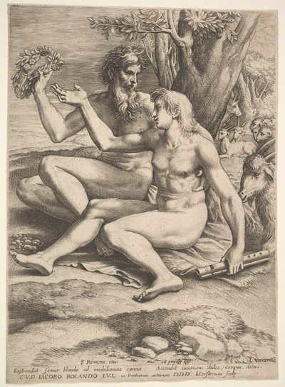 To nakne hyrder, 1600-tallet. av Lucas Vorsterman